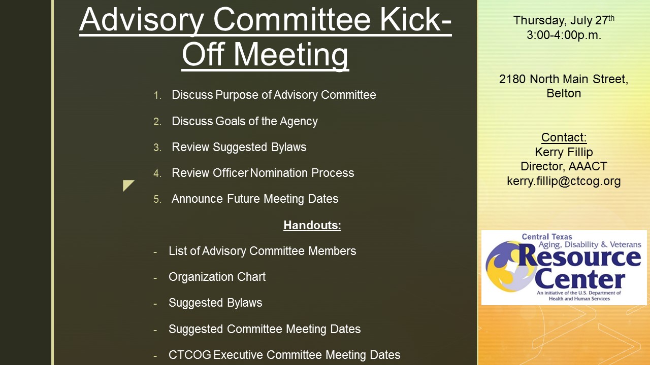 advisory committee