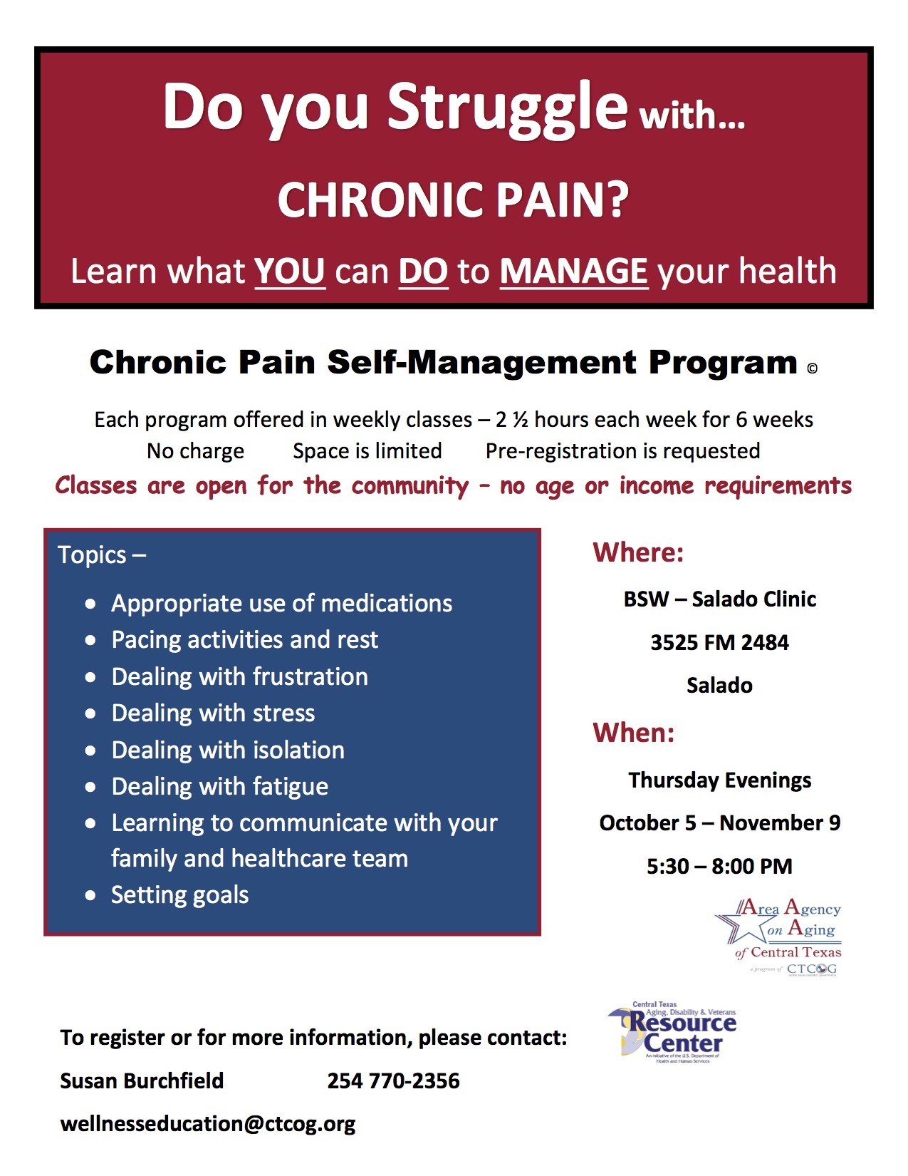 chronic disease self-management program